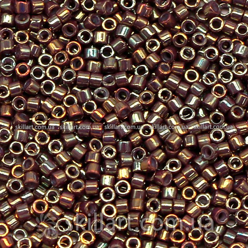Бисер DB-1011 Miyuki Delica Beads 11/0 (блестящий, темно-лиловый)